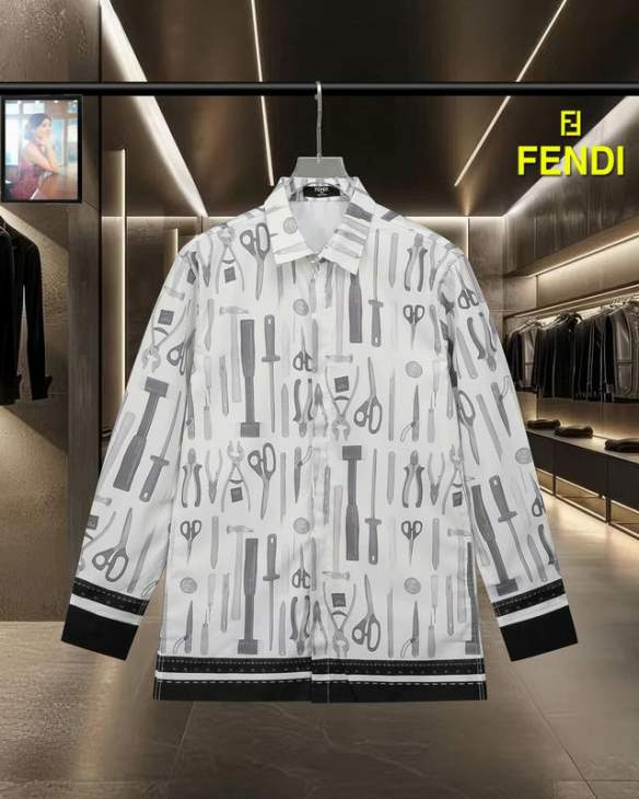 Picture of Fendi Shirt Long _SKUFendiM-5XL12yr5526281